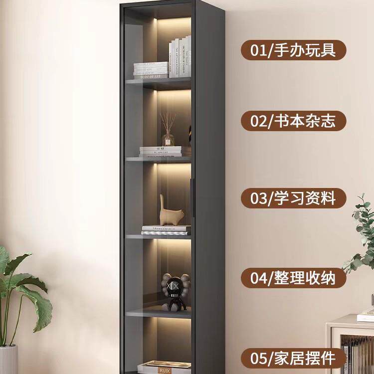 实木书柜一体整墙到顶新中式酒柜带玻璃门展示柜尺寸书架