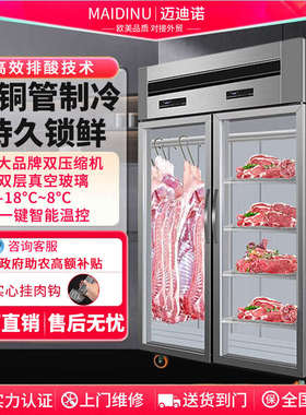 挂肉柜商用牛羊肉保鲜展示柜冷冻柜熟成柜鲜肉冷藏立式吊肉排酸柜