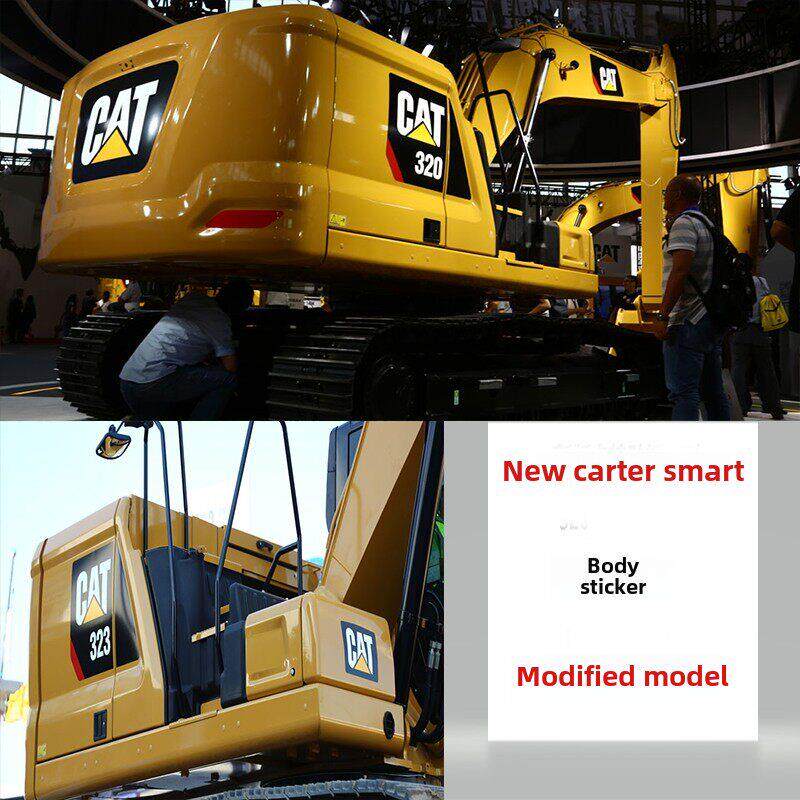 卡特的新挖掘机车身侧门汽车标志贴纸320 323 349挖掘机全车贴纸