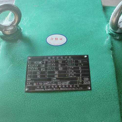 山东淄博厂家直供高原用YR315M2-8/132WYR系列绕线转子电动机