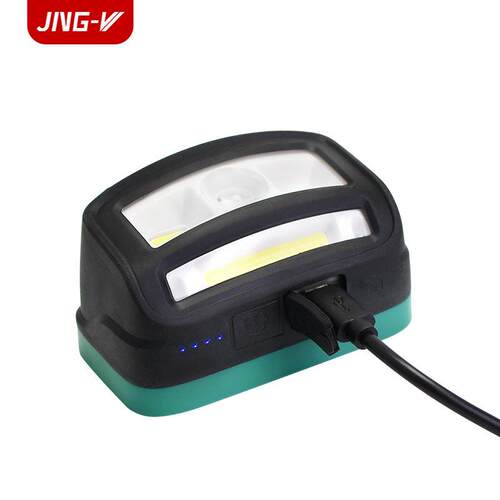 LED感应头戴式头灯COB高亮多光源工作灯 PI65级防水 厂家供应