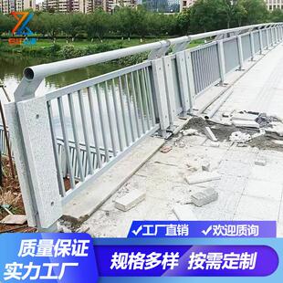 户外景观仿石头柱花岗岩复合管栏杆杭州桥梁防撞河道铸造石防护栏