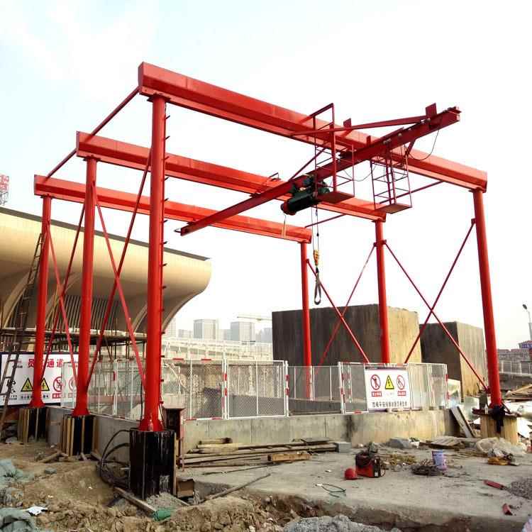 起重现货销售简易起重龙门架小型移动龙门吊电动葫芦龙门吊