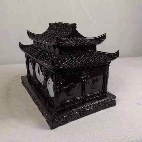 塑料骨灰盒骨灰盒高档塑料骨灰盒精致殡葬塑料天然寿盒