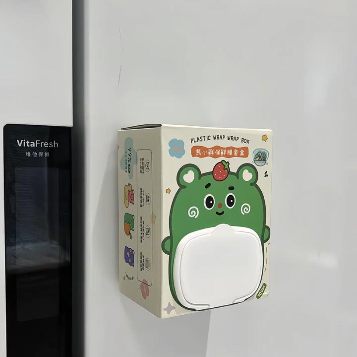 卡通一次性保鲜膜套食品级便携式厨房浴帽式水果蔬菜保鲜膜带松紧