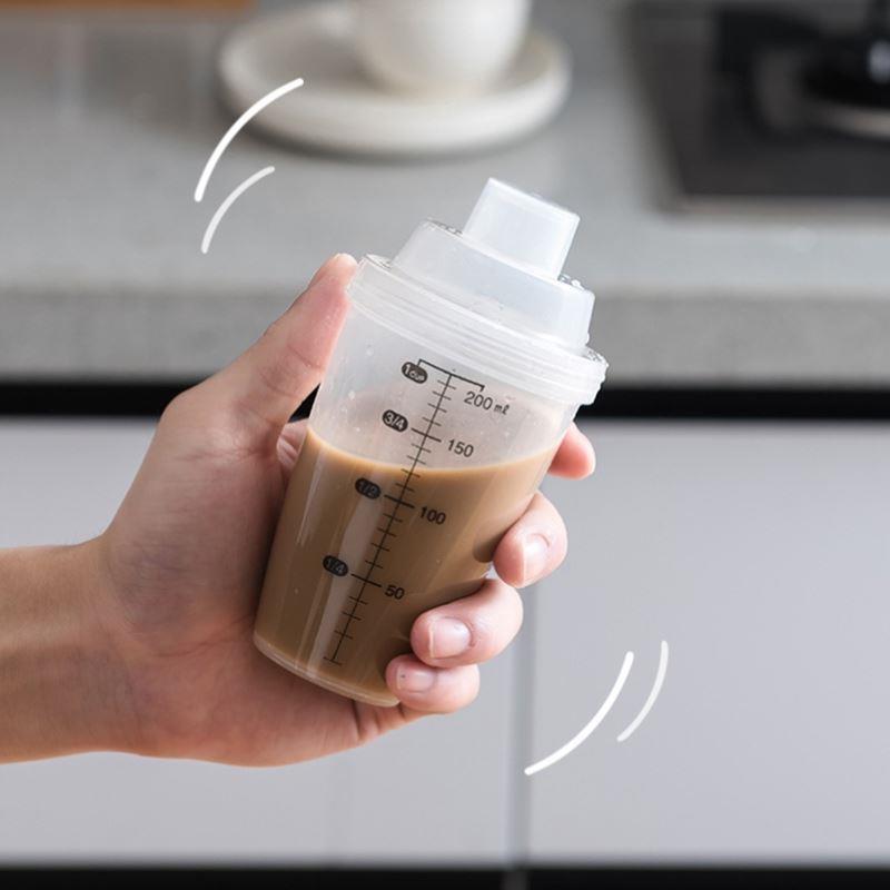摇摇杯小号蛋白质粉搅拌杯手动运动健身水杯子带刻度奶茶果汁杯子
