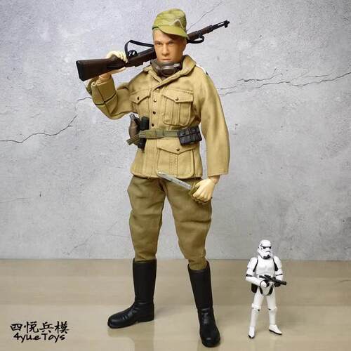 手办兵人玩具士兵模型1比6可动特种人偶兵现代摆件武器配件威龙