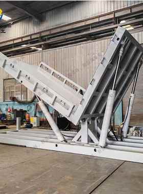 90度18685度电动液压翻转大型翻转设备机智能控制变电机压器0翻转