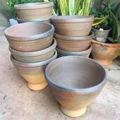 老挝擂钵凉拌沙拉捣蒜器舂鸡脚研磨器手动捣药罐沙子臼泰国宋丹臼