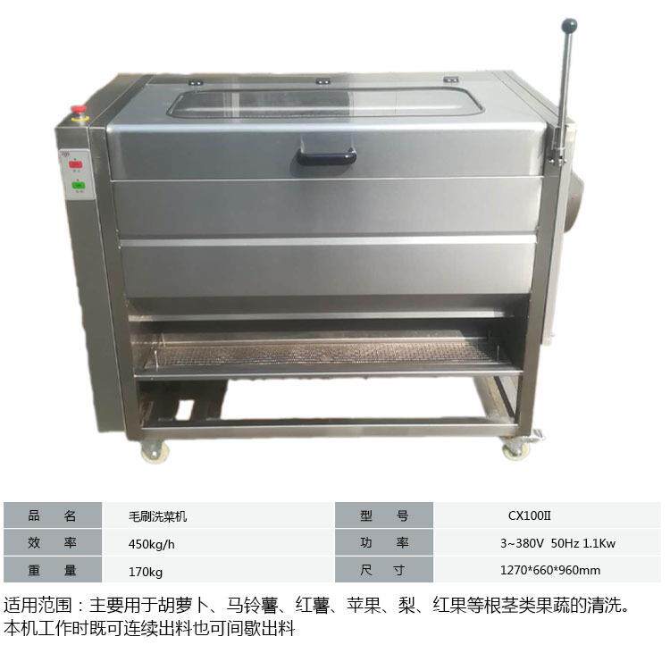 洗菜机山东CX10机II全自动大型商用洗菜果洗蔬CX100II清土0豆脱