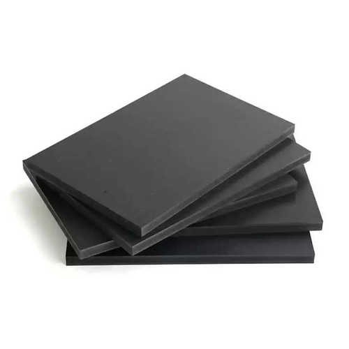 批发雪弗板高密度黑色pvc共挤板结皮发泡板硬板模型整张板材切割