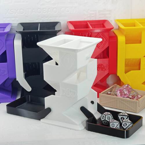 桌游折叠骰子塔 跑团dnd便携骰塔 股子塔 桌游升级配件Dice Tower