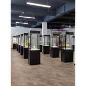 玻璃储物柜博物馆陈列柜立式 古董陈列柜陈列柜陈列柜陈列架文物收