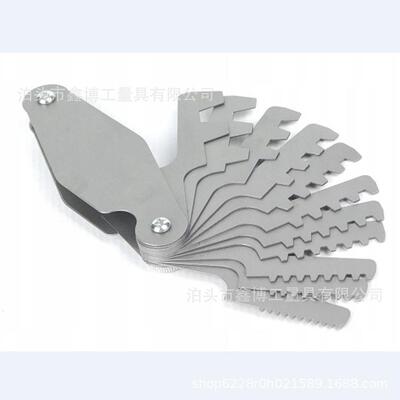 不锈钢ACME SCRE PITCH GAGE14片英制Tr螺纹样板规29度T型螺纹规