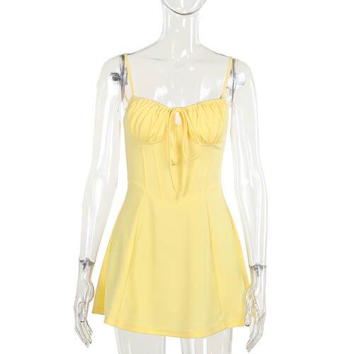 Fishbone waist cinching lace up low cut off shoulder tight