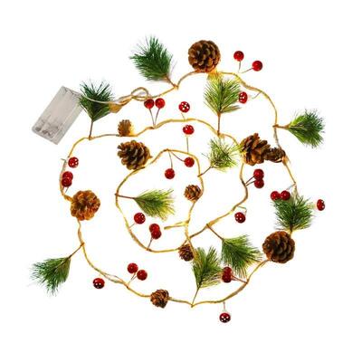 Christmas String Lights, 20 LED 71inch Christmas Garland Bat