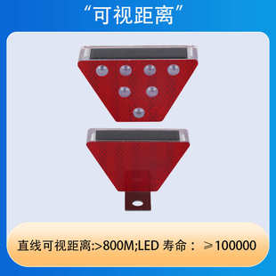 轮廓护栏道钉闪烁灯工厂防源头步频波形高速公路标雾灯铝路面铸同