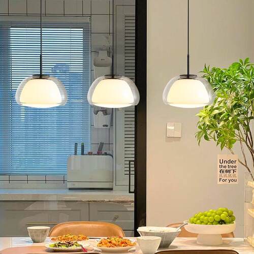 意式餐厅吊灯奶油风果冻创意个性艺术现代简约餐桌吊灯饭厅餐吊灯