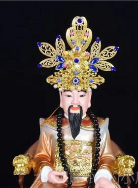 新款手像工合奶金神凤冠仙家四大族泰山奶家凤冠头饰帽黑妈妈佛像