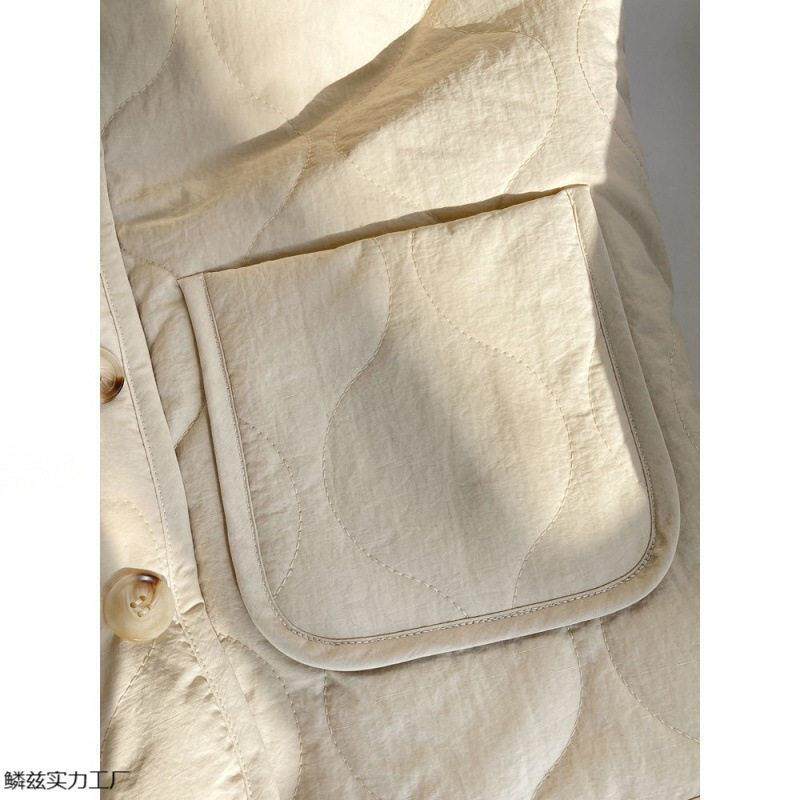 新款羽绒内胆女款内穿秋冬绗缝羊羔毛女实用两面穿设计马夹专用/