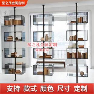 轻奢不锈钢01简易展示装饰架板展层吊架陈列博架古架书厅房创意架