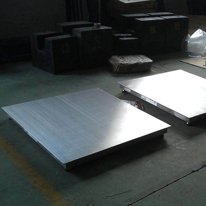 不锈钢地磅称1-3吨电子地磅称化工磅称加厚防腐蚀1吨2t称平台