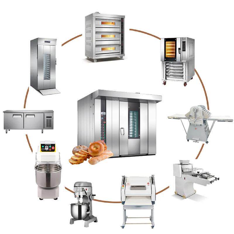商用32盘电力面包月饼热风旋转炉柴油天燃气旋转烤循环炉烘焙烤箱