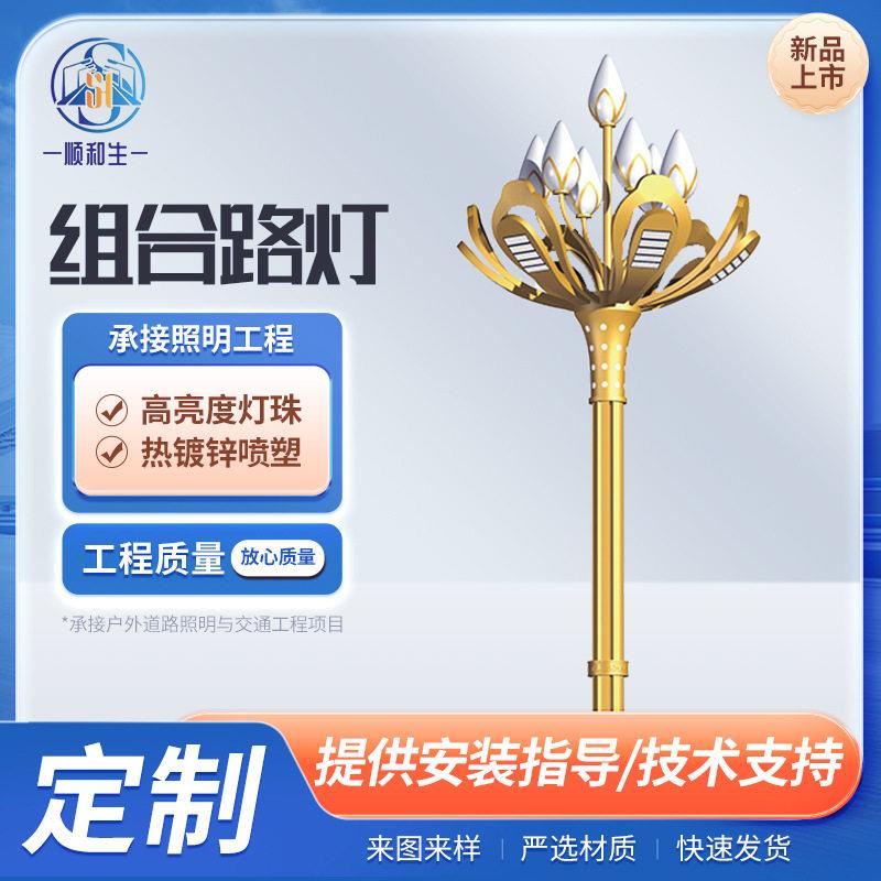 玉兰灯道路照明led玉兰组合灯市政工程广场公园户外中华灯道路灯