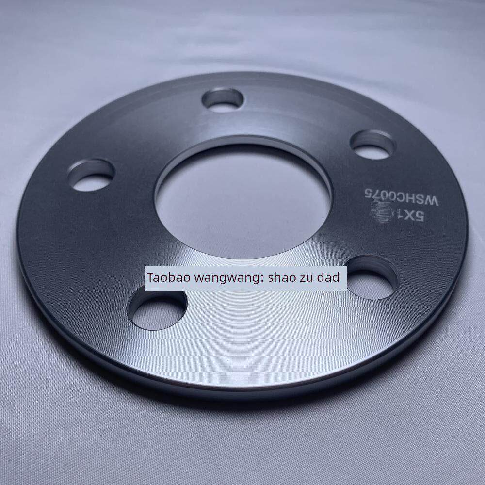 轮毂改装垫片垫圈合头5x112中心孔66.6mm ET加宽 无台阶 厚3-10mm