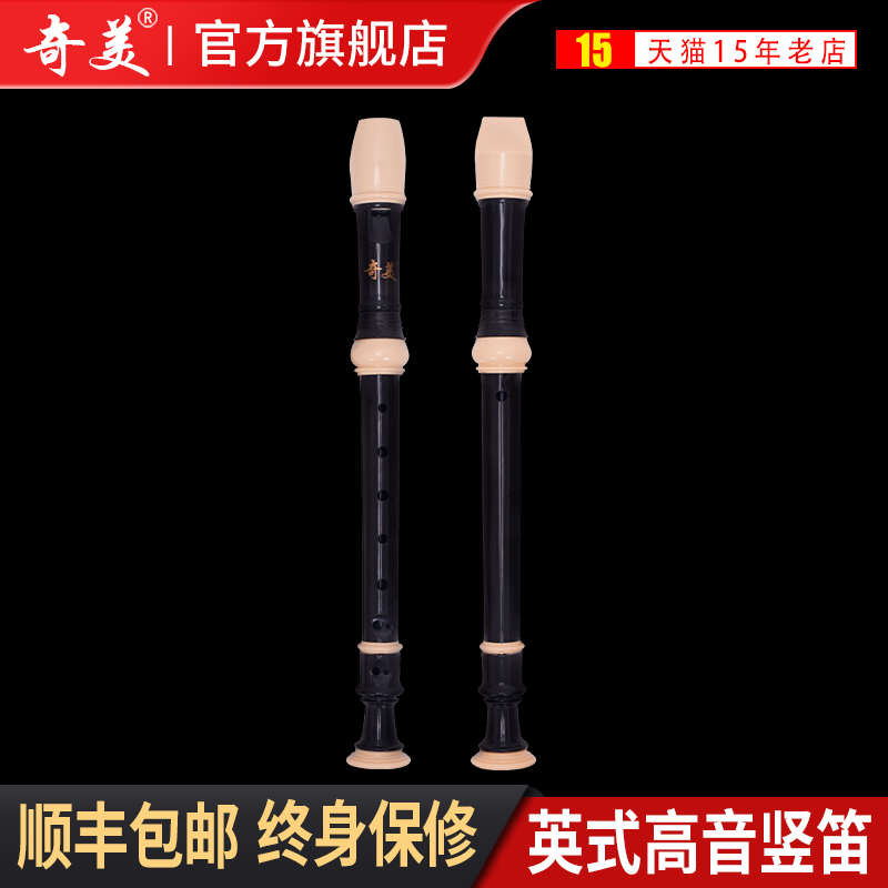 孔八英式专用中小学生童奇美824b入门初学者子儿孔笛竖笛乐器高音