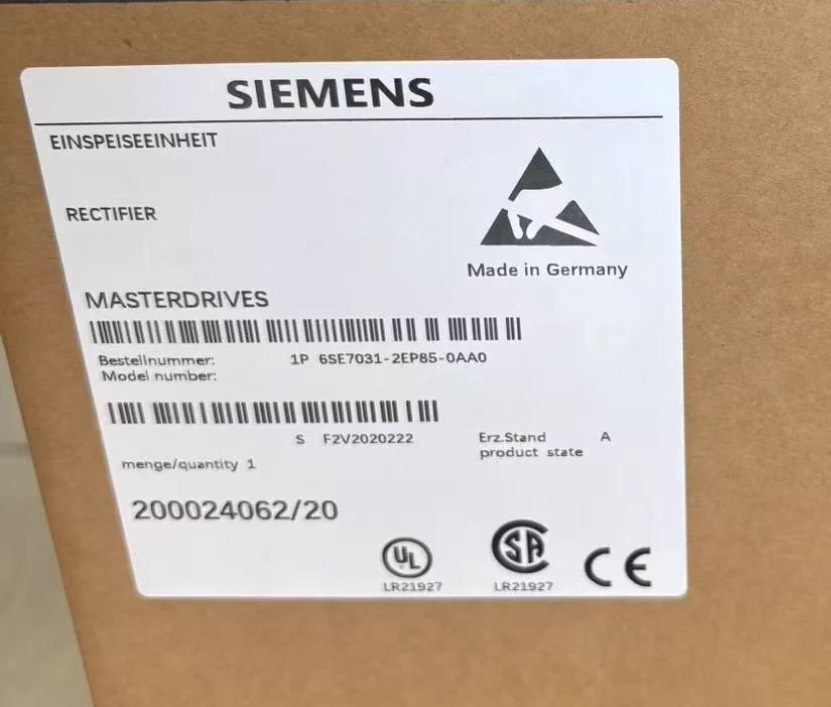 西门子6SE7031-2EP85-0AA0整流单元