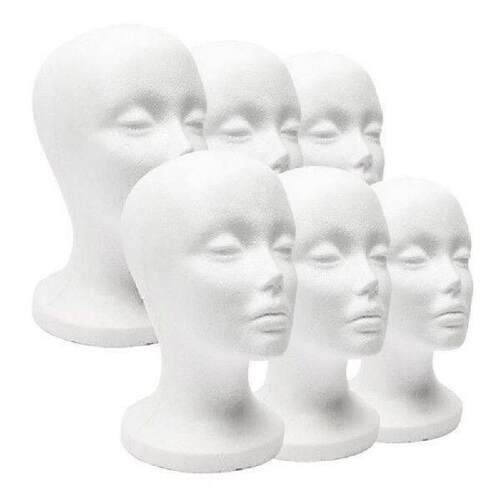Foam Dummy Head Model Mannequin Head Female Male Hat
