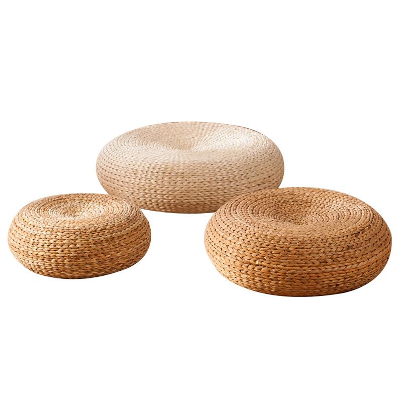 榻榻米草编蒲团坐垫懒人飘窗垫