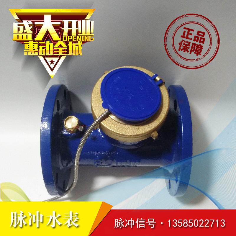 脉冲式远传水表 霍尔信号 脉冲信号开关信号远传法兰水表DN80-500