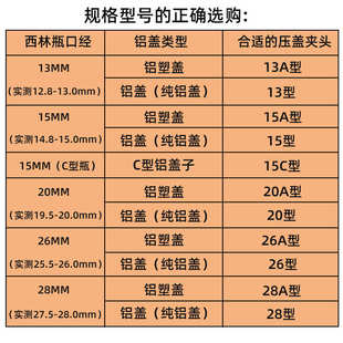 文通气动西林瓶扎盖机安培瓶封口压盖器口抓钳轧盖机不锈钢铝塑盖