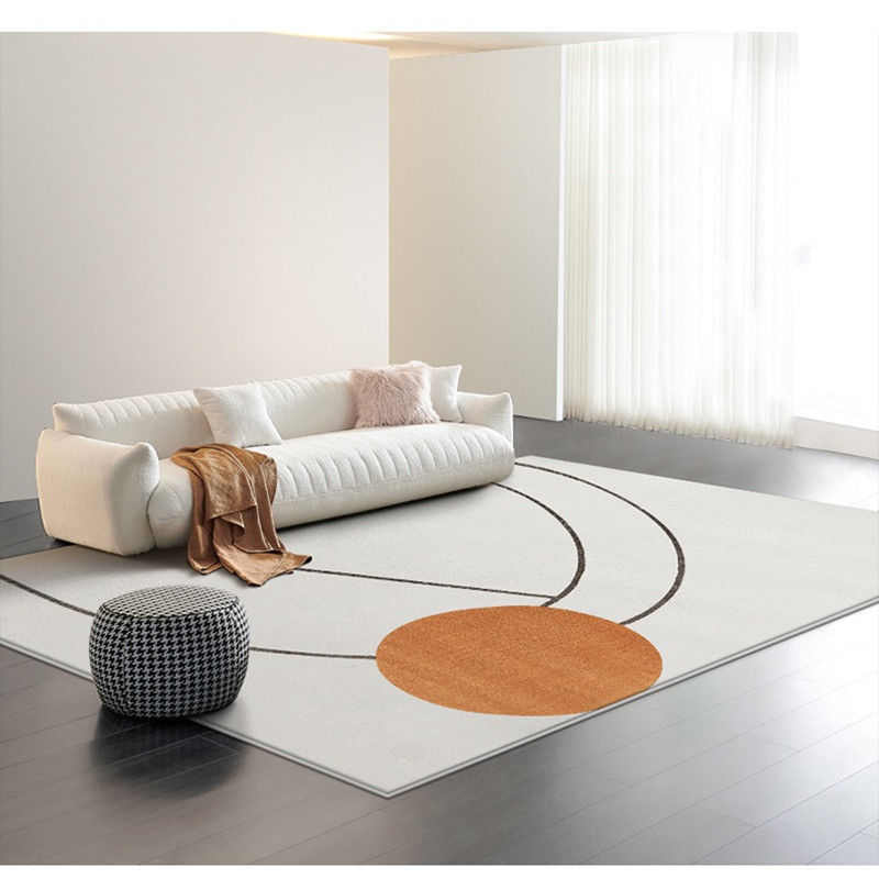 家用现代地毯床边简约客厅加密抽象卧室兰迪肤加厚书房亲莫垫茶几