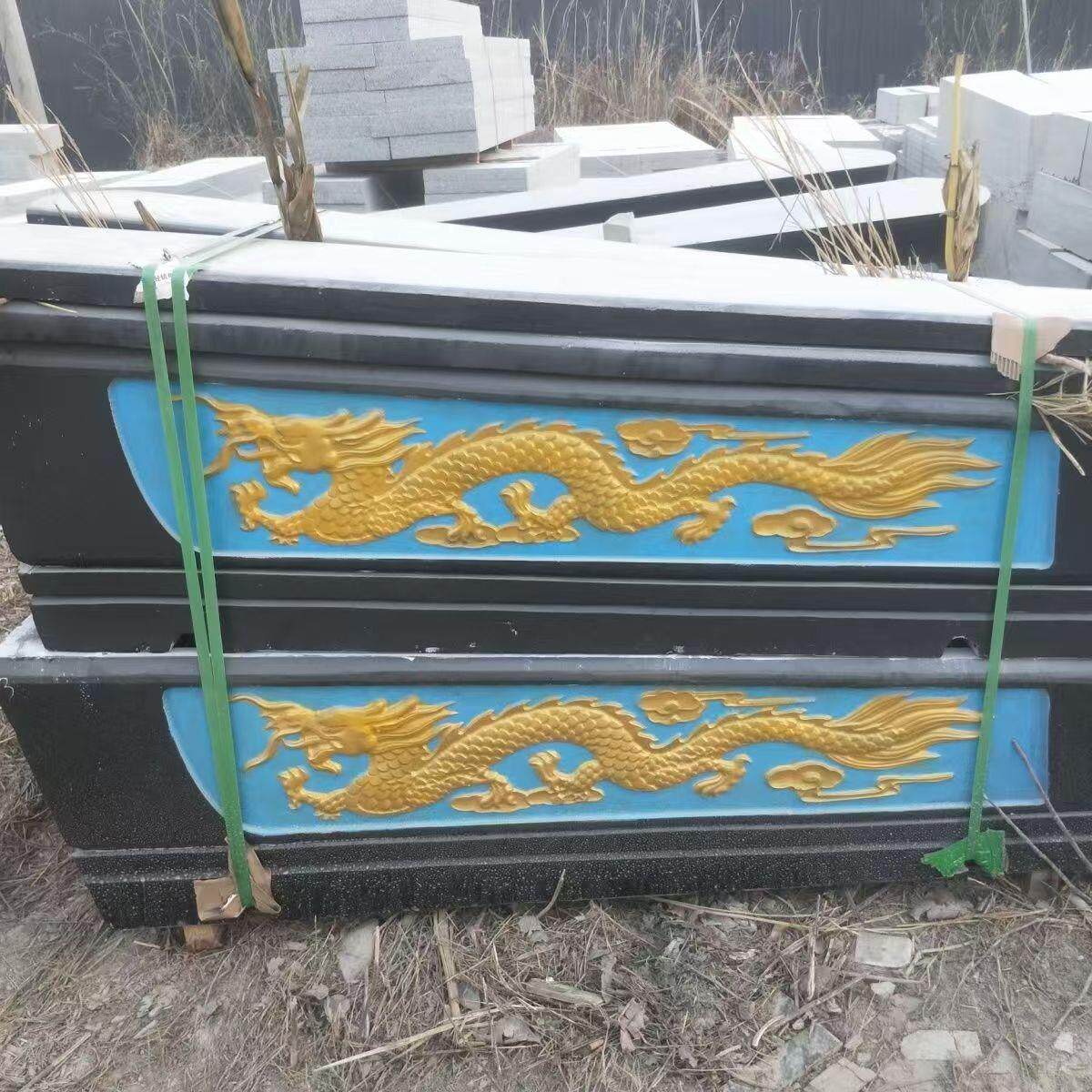 小型石棺石雕石棺墓园墓碑石雕青石大型石棺龙凤石材棺材骨灰盒