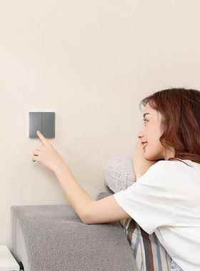 普linptech远距离无线开/K9星领空灰色自发612电免布线遥关控开关