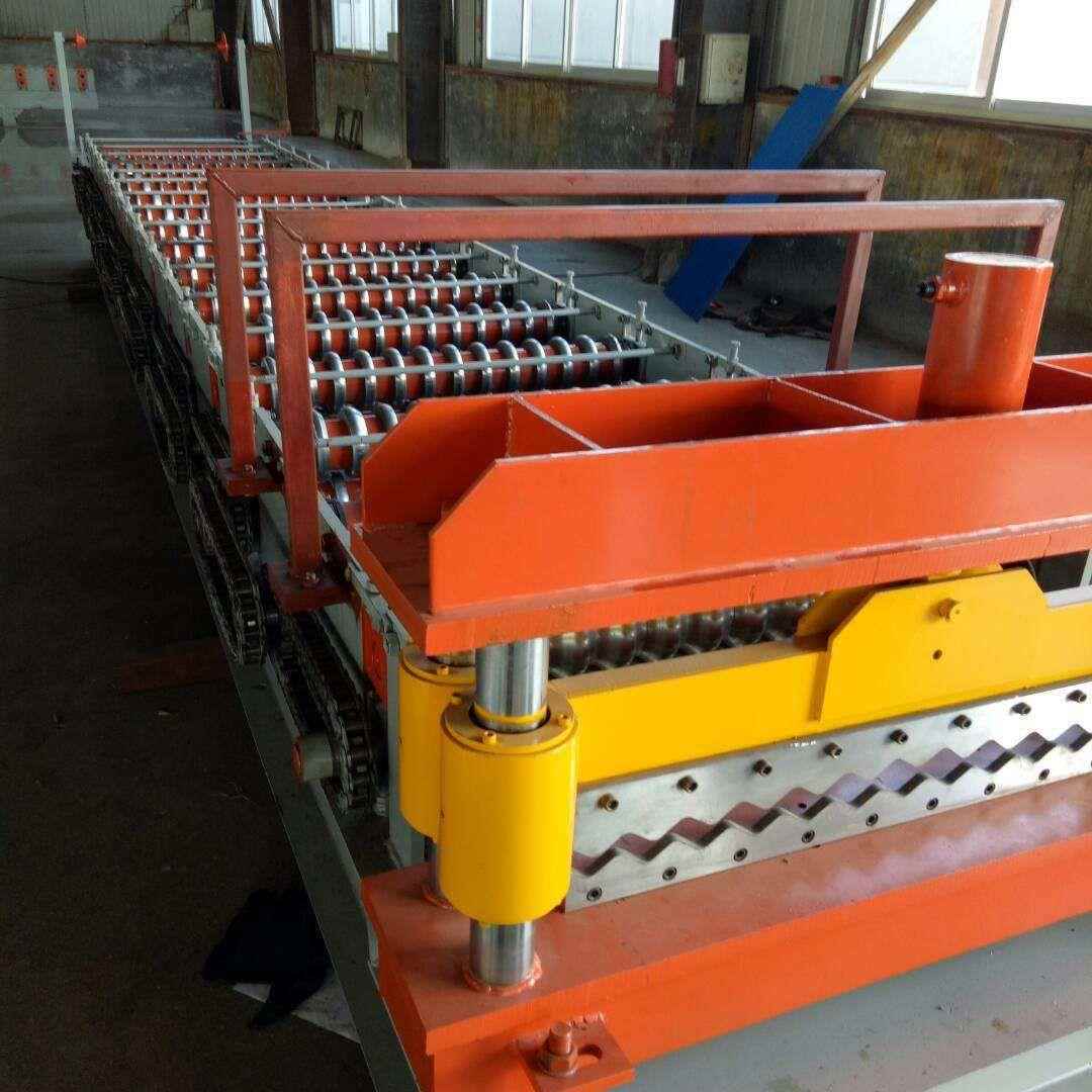 三层彩钢压瓦机全自动840/900/850屋顶板铁皮成型压瓦机械设备
