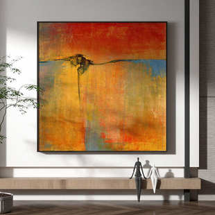 酒店走廊床头抽象画过道 大堂画 无极样板间挂画客房装饰画批发