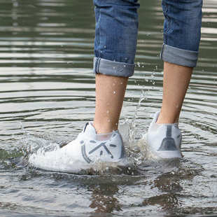 硅胶加厚雨鞋 套下雨天儿童雨靴套 套男女款 雨靴套筒防滑耐磨硅胶鞋