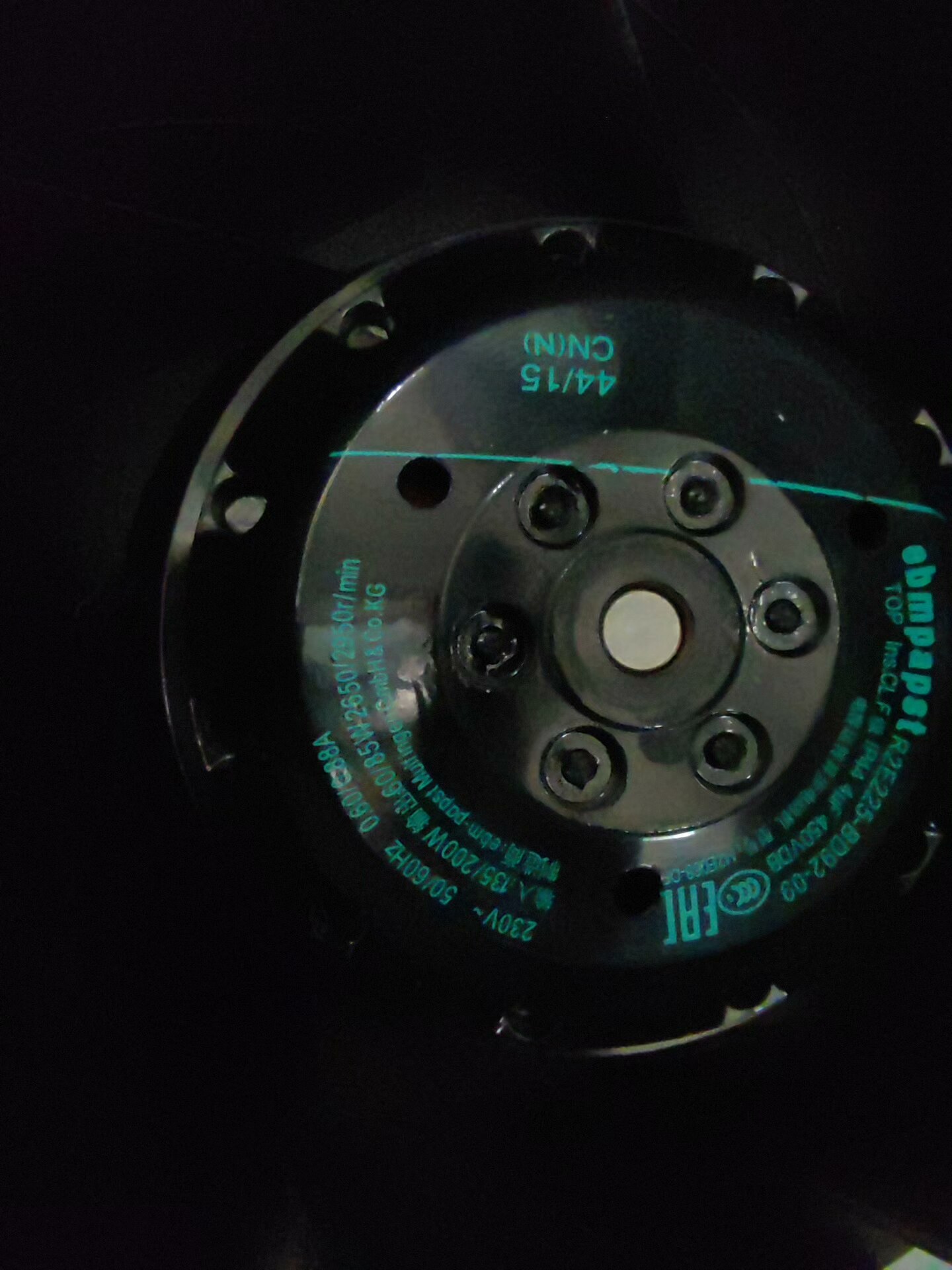 R2E255-BD92-09 EBM风机 全新的230个