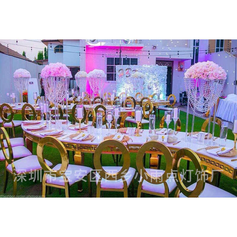 结婚用品婚庆亚克力水晶路引装饰亚克力花架婚礼主桌装饰家居摆件