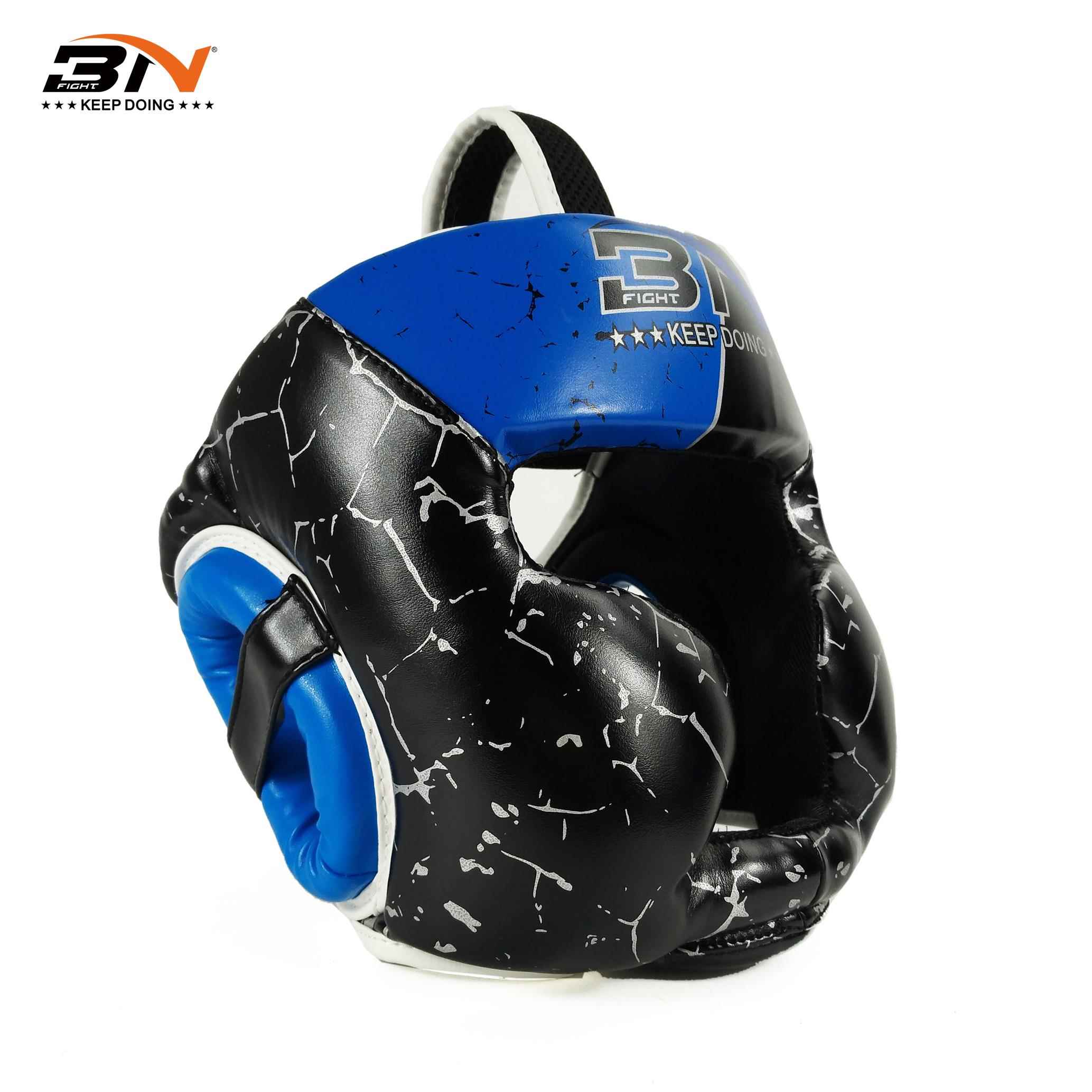 高档BN护头护具成人套跆拳道儿童拳击头盔 头散打泰拳男加搏厚击