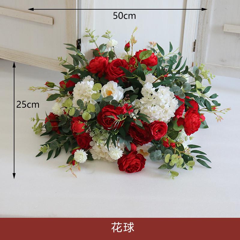 摆件插花艺花盆装饰婚礼摄影大花艺仿真客厅道具落地花瓶罗马欧式