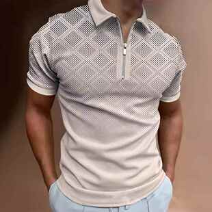 shirt collar polo summer Men