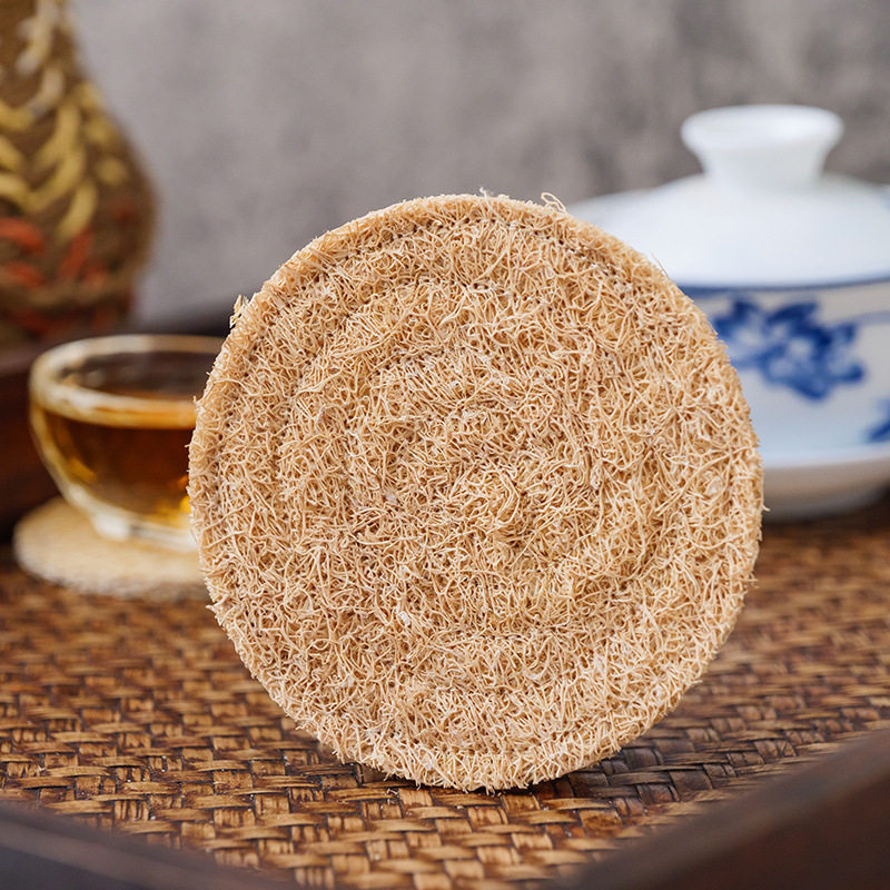 丝瓜络蒸垫杯垫茶壶垫茶道茶壶茶
