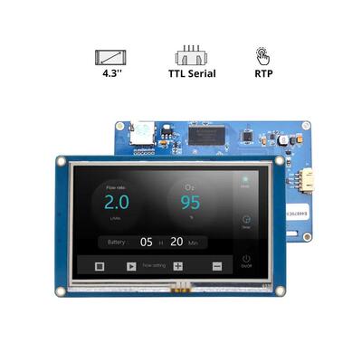 Nextion NX4827T043 4.3寸人机交互界面HMI 英文版内核