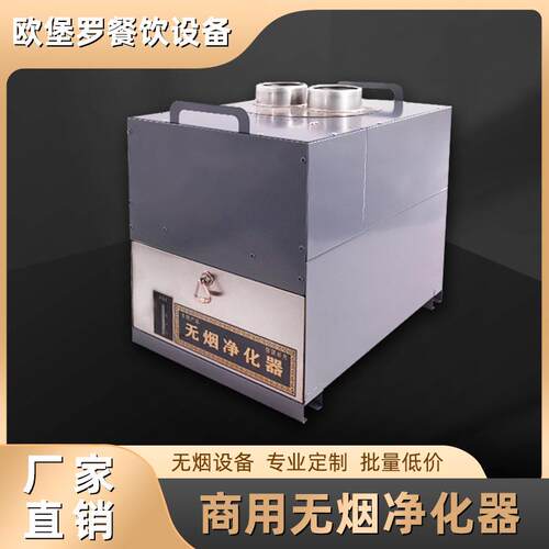 欧堡罗供应酒店餐厅用油烟净化器火锅烧烤油烟分离器设备厂家