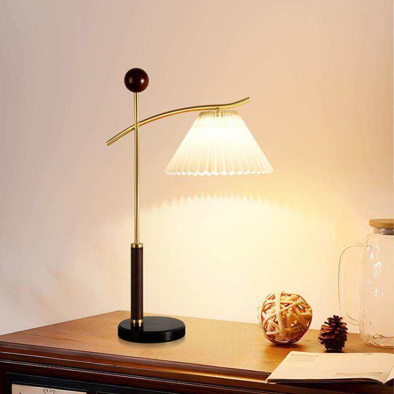 中古风台灯客厅高级感酒店别墅落地灯法式美式复古书房卧室氛围灯